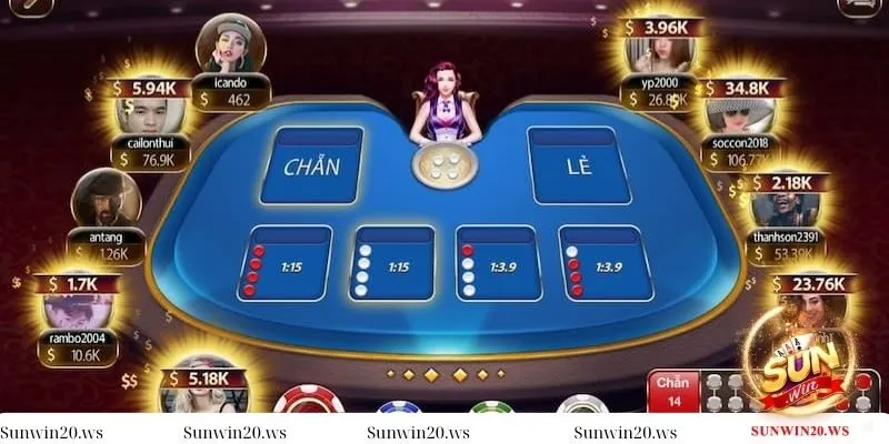 Xóc đĩa Sunwin cực hấp dẫn